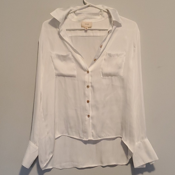 💫 2/$30 • Silky White Blouse - Picture 3 of 4